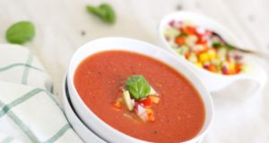 Recette du potage velours à la tomate séchée et au basilic