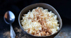 Recette de riz au lait aux poires séchées Riz au lait aux poires séchées