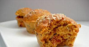 Muffins chorizo et tomates séchées Recette au déshydrateur de muffins au chorizo et tomate séchée