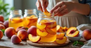 Transformez vos fruits avec des pêches au sirop sans stérilisation découvrez comment transformer facilement vos fruits en délicieuses pêches au sirop sans besoin de stérilisation. une recette simple et rapide pour profiter de douceurs maison tout au long de l'année.