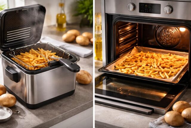 Réussir vos frites : friteuse vs four, quelles méthodes choisir ? découvrez comment réussir des frites parfaites en comparant la friteuse et le four. conseils, méthodes et astuces pour choisir la meilleure technique selon vos préférences.