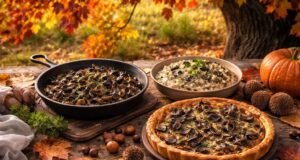 Un festin automnal : Recettes de trompettes de la mort faciles et savoureuses découvrez des recettes automnales faciles et savoureuses à base de trompettes de la mort, pour un festin riche en saveurs de saison.