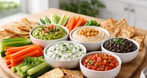 Les meilleures recettes de dips pour l’apéro à préparer en un rien de temps découvrez les meilleures recettes de dips faciles et rapides à préparer pour réussir votre apéro en toute convivialité.