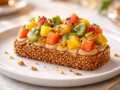 Osez l’originalité avec un croustillant au praliné et fruits exotiques délicieux découvrez l'alliance parfaite du croustillant au praliné et des fruits exotiques pour une explosion de saveurs originale et délicieuse.