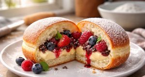 Recette de la boule de Berlin : un classique revisité avec amour découvrez notre recette revisitée de la boule de berlin, un classique gourmand préparé avec amour pour ravir vos papilles.